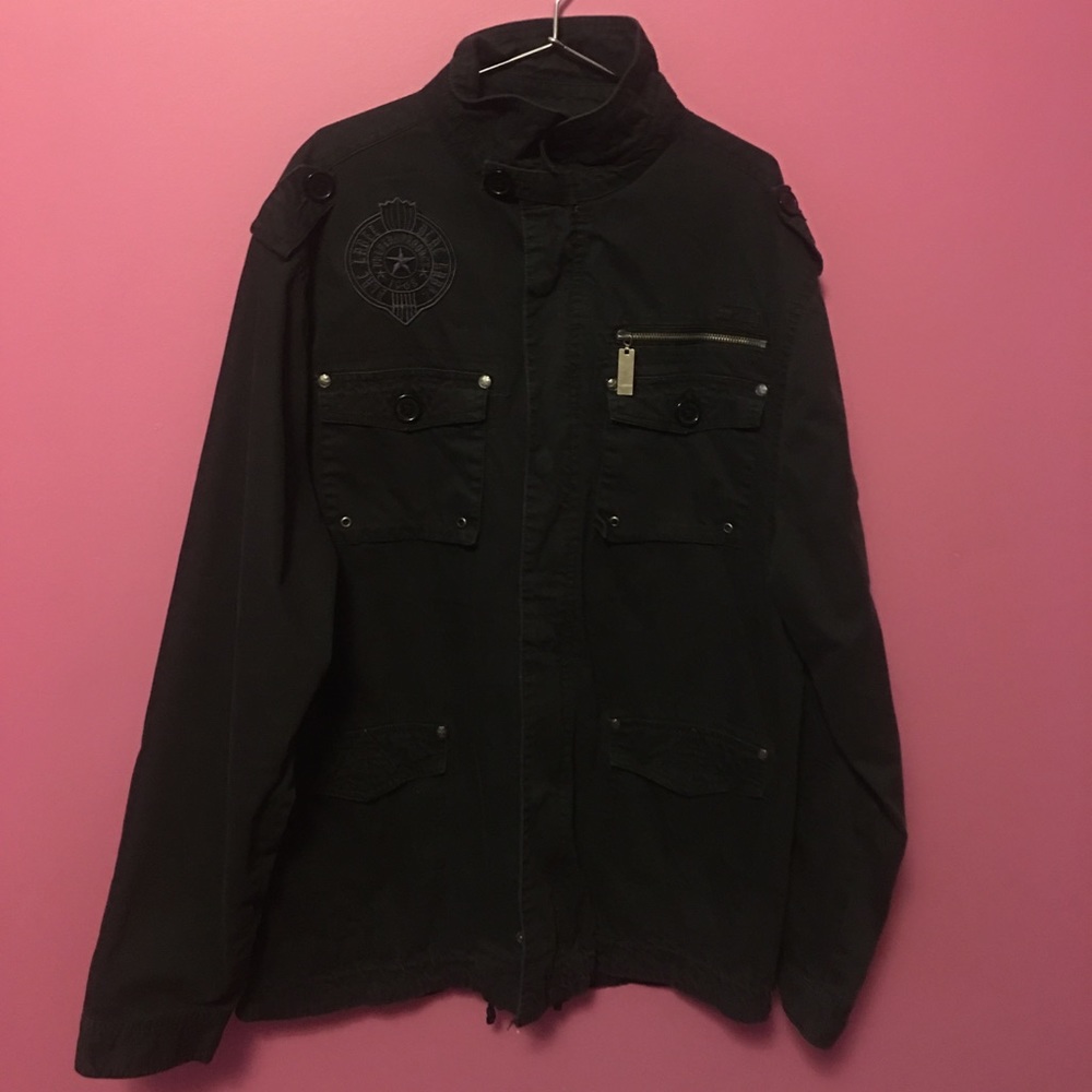 black long jacket